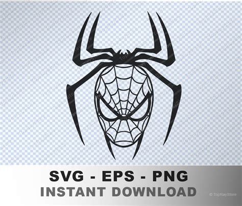 Spiderman SVG Spiderman Face Svg Layered Cutting Files - Etsy