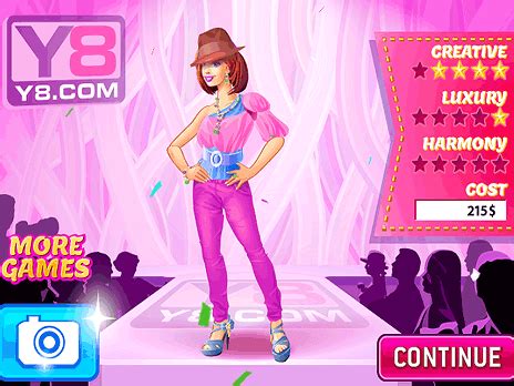 To start the game, click on the screen on the main menu. Famous Fashion Designer Game - Play online at Y8.com