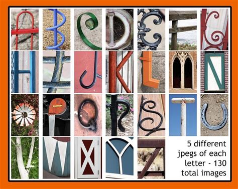 Alphabet Photography Instant Download 130 Images Full Color Etsy