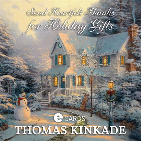 Hallmark Thomas Kinkade Christmas Cards Christmas Carol