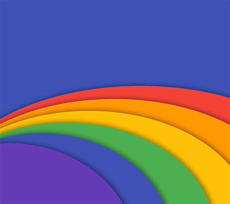 2k Free Download Rainbow Colors Flat Indigo Material Spectrum