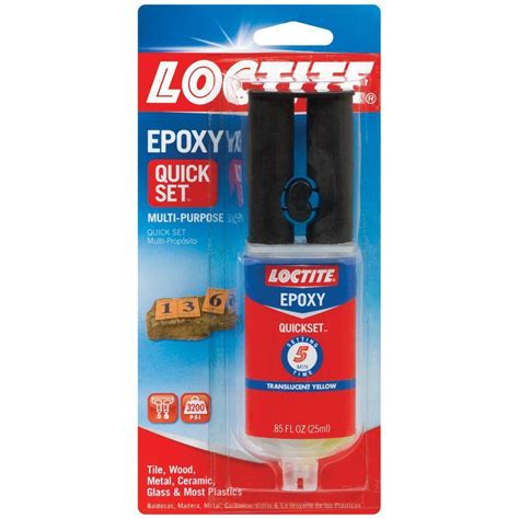 Loctite 2 Part Epoxy Quick Set 085 Oz Syringe Each Premium Parts Place