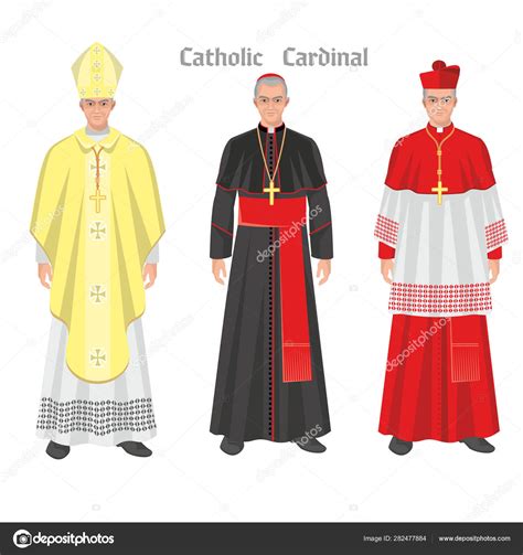 Catholic Bishop Cardinal Robe Stock Vector Image By ©amid999 282477884