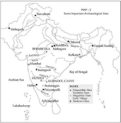 Political map of india for students that is unmarked. Two sites in indian political map from which ...