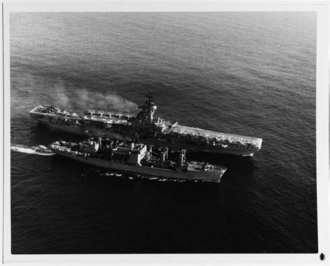 Usn 1110828 The Uss Yorktown Cvs 10 Is Replenished At Sea