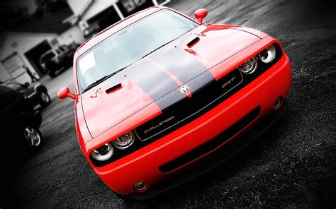 Red And Black Dodge Challenger Rt Car Dodge Challenger Red Cars