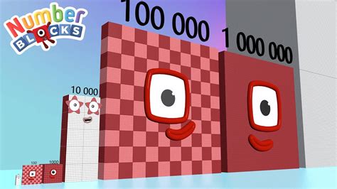 Numberblocks Comparison 10 100 1000 100000 1000000 To 10000000