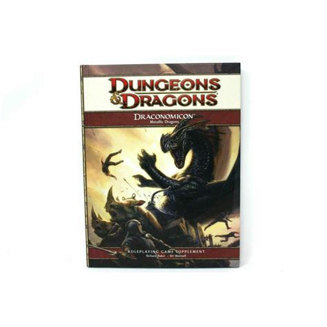 Dungeons And Dragons Ddr 4e Draconomicon 2 Metallic Dragons