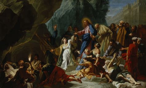 The Raising Of Lazarus Painting Jean Jouvenet Oil Paintings