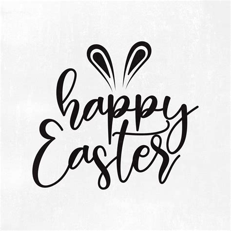 Art And Collectibles Digital Happy Easter Svg Easter Bunny Svg Kids