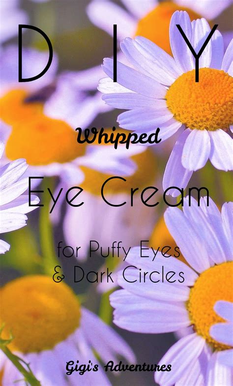 Diy 4 Ingredients Whipped Eye Cream For Dark Circles And Puffy Eyes