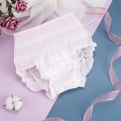 China Manufacturer For Disposable Period Panty Lady Pull Up Diaper L