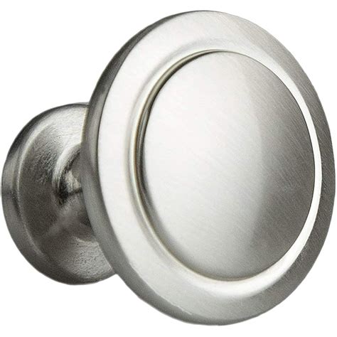 10 Pack Brushed Satin Nickel Cabinet Knobs Round Drawer Pulls For