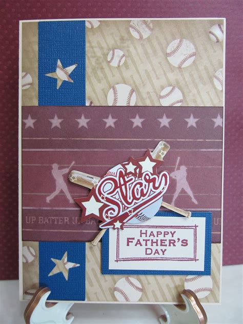 Kids of all ages can participate in making these cards, although the little ones may need a helping hand. Savvy Handmade Cards: Baseball Father's Day Card