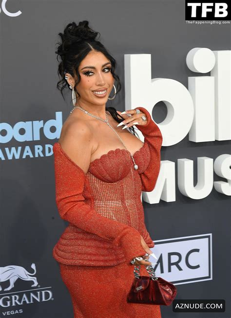 Kali Uchis Sexy Seen Flaunting Her Hot Tits In A Red Dress At The