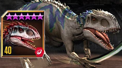 Indominus Rex Max Level 40 Jurassic World The Game Youtube