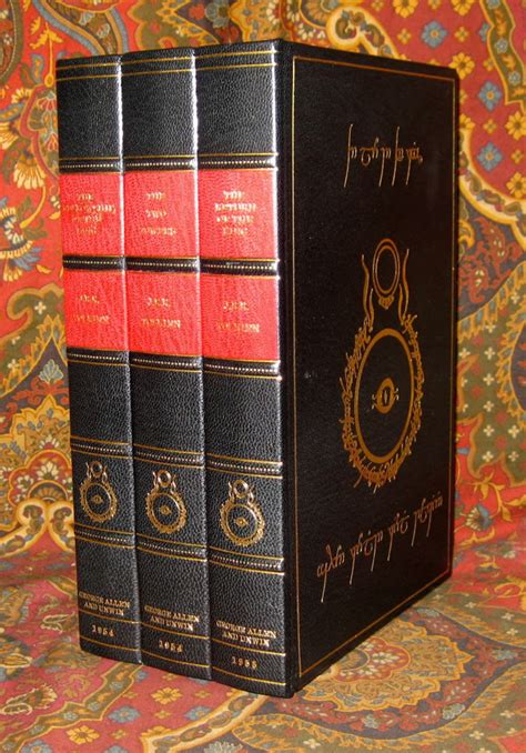 The Lord Of The Rings 1st Uk Edition 1st Impression Set In Custom