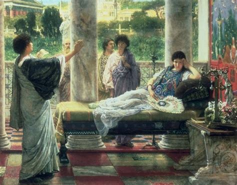 Catullus Reading His Poems At Lesbias House By Lawrence Alma Tadema