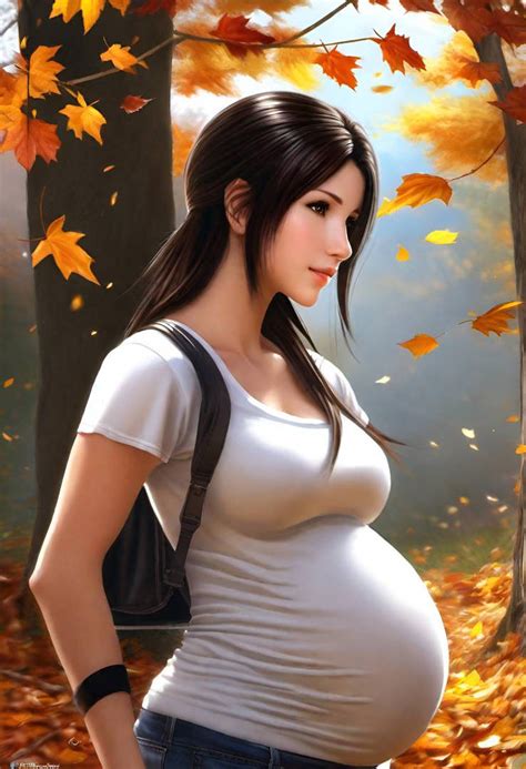 Tifa Lockhart Pregnant Autumn By Atomaiparadice On Deviantart