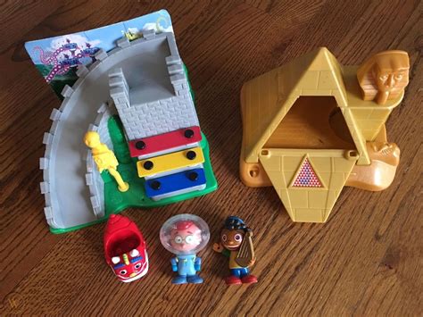 Disney Little Einsteins Dragon Mission Playset Pat Rocket Pyramid