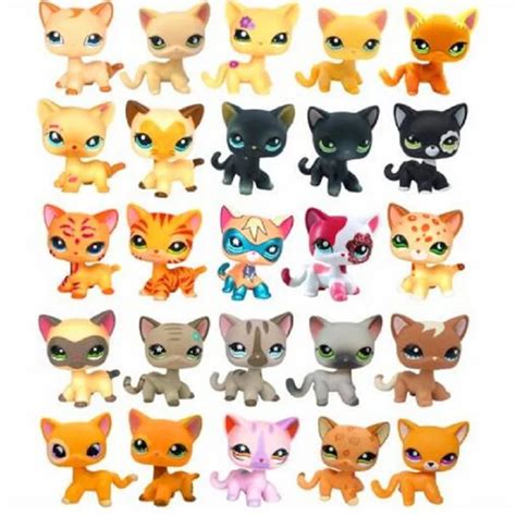 Lps Pet Shop Rare Lps Pet Shop Green Eyed Tiger Shorthair Cat