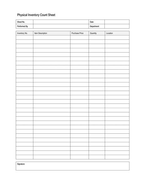 Physical Stock Excel Sheet Sample Ms Excel Printable