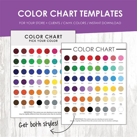 Everything You Need To Know About General Color Chart Template Free