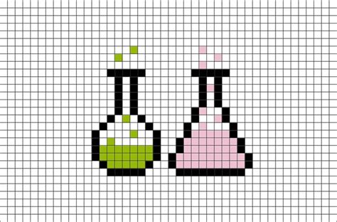 Potion Pixel Art Pixel Art Templates Easy Pixel Art Cross Stitch Art