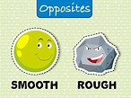 Opposite words for smooth and rough 294848 Vector Art at Vecteezy