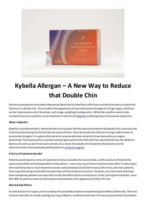 Palm Beach Kybella Allergan A New Way To Reduce That Double Chin