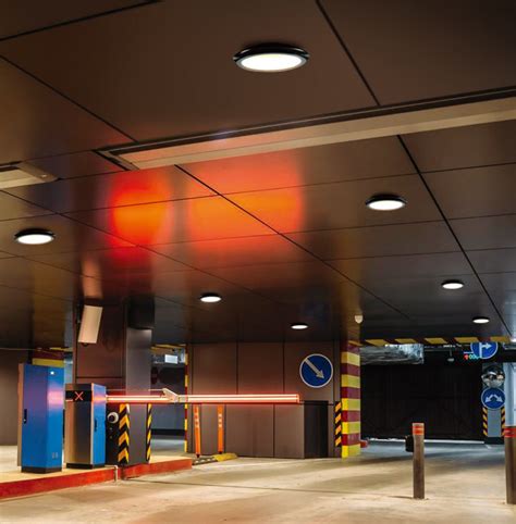 Lsi Low Bay Led Luminaire Excels In Parking Garage Canopy And