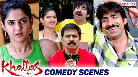 Khallas Superhit Movie Comedy Scenes Hindi Dubbed Movie Ravi Teja