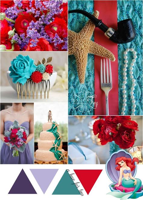 Purple Teal And Red Wedding Color Scheme Wedding