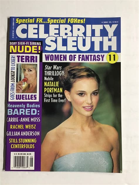 Celebrity Sleuth Magazine Women Of Fantasy 11 Terri Welles Etsy