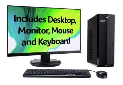 Acer Xc330 A6 4gb 1tb Desktop Pc And Monitor Bundle Reviews Updated