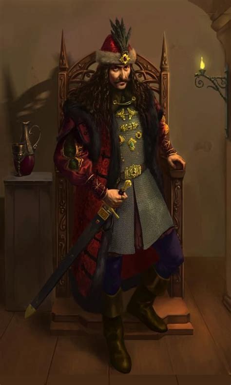 Vlad Tepes The Impaler Drawing By Dan Ianos Personal Project