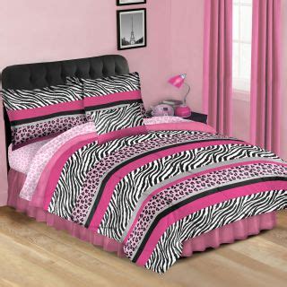 1 set / pvc bag care instruction: New Satin Zebra Print Navy Blue Black Comforter Set Twin ...