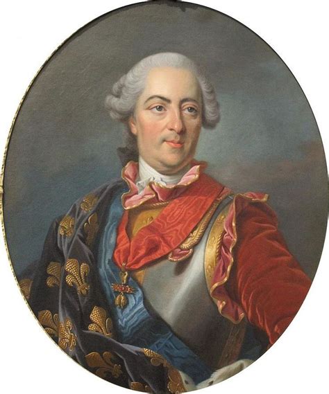 Portrait Of Louis X V Of France 1710 1774 Louis Michel Van Loo