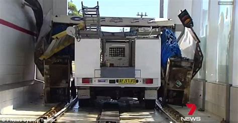 Pay online & drive in on time. Sydney mechanic causes car wash to collapse after driving ...