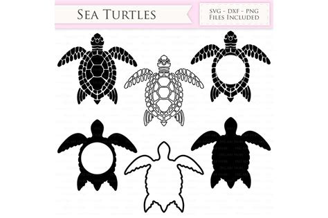 Craft Supplies Tools Turtle Svg Turtle Monogram Svg Turtle Files