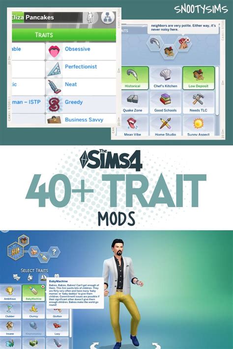 44 Ultimate List Of Trait Mods For The Sims 4 This 2023 Artofit