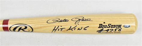 Lot Detail Pete Rose Autographed And Inscribed Bat