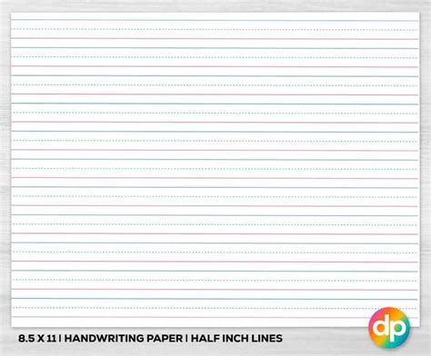 Free Printable Handwriting Paper For Preschoolers Printable Templates