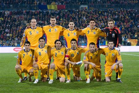 Romanian Football Team Editorial Stock Photo Image Of Commercial 8748898