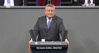 Rede von Hermann Gröhe im Deutschen Bundestag