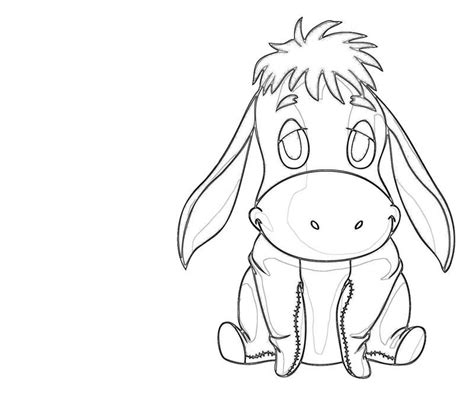 Baby Eeyore Coloring Page Free Printable Coloring Pages Clip Art
