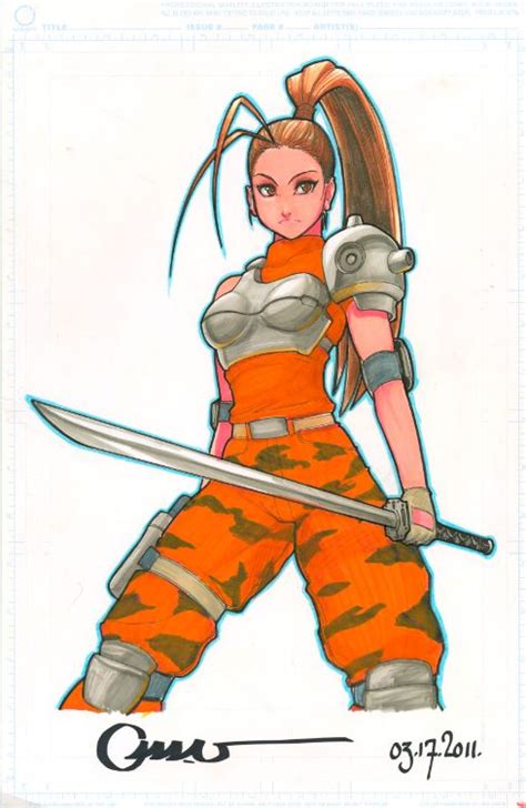 Lt Linn Kurosawa From Aliens Vs Predator Arcade Game By Capcom Personagens Street Fighter