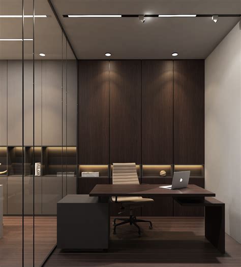 Behance 为您呈现 Office Interior Design Modern Small Office Design