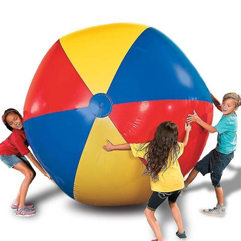 Giant Beach Ball Large Beach Ball Oversized Blow Up Plastic Inflatable