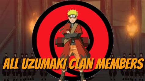 All Uzumaki Clan Members Semua Anggota Klan Uzumaki Youtube
